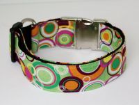 Hundehalsband Retro green