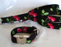 Welpenhalsband Black Cherry