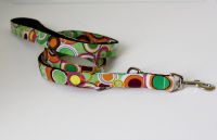 Hundeleine Retro green